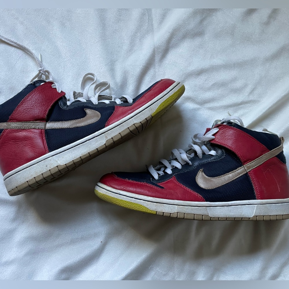 Nike dunk high tops.